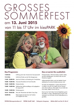 Plakat FORTUNA Sommerfest 2015